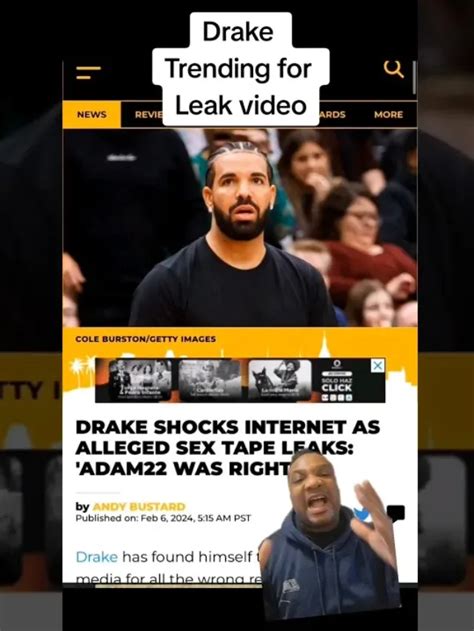 drake leaked porn video|Drake Shocks Internet As Alleged Sex Tape Leaks 